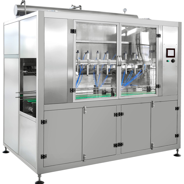 Three in one beverage filling machine