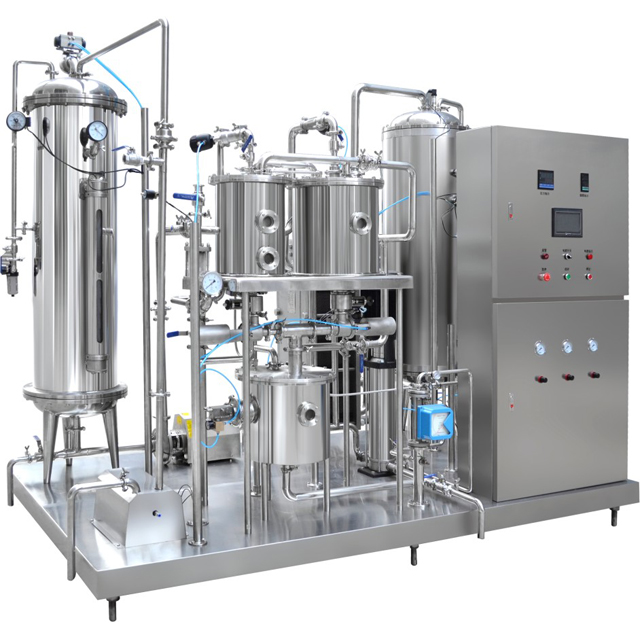 Carbonated drink mixer
