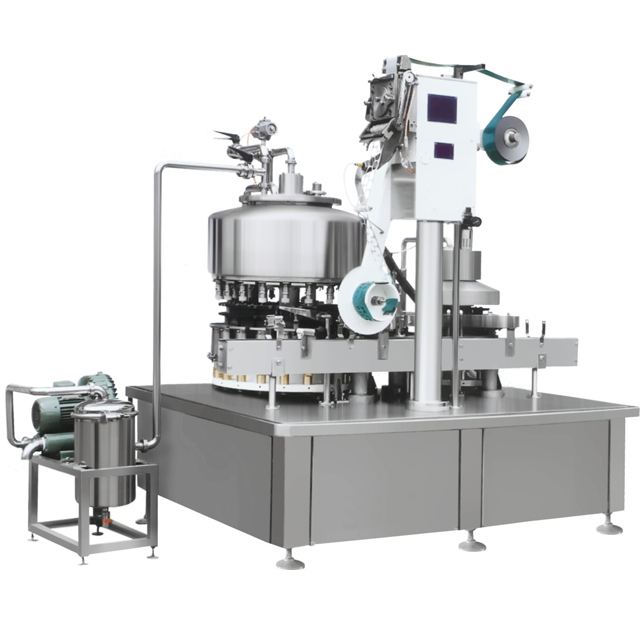 Aluminum foil filling and sealing machine
